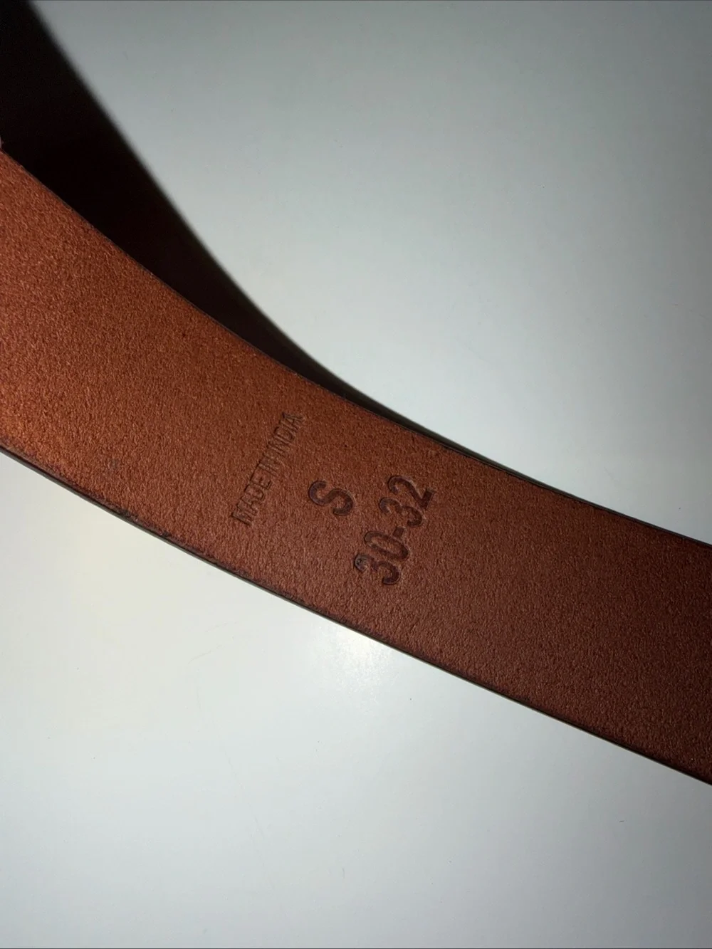 Stone Mountain Brown Belt Genuine Leather Size Small India